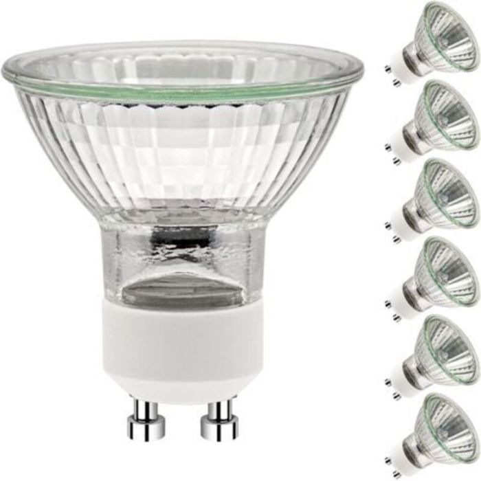 6pcs Ampoules GU10 – ULISEM – 35W 2700K Blanc Chaud – 35° Angle de Rayonnement – Pour Salon Salle à Manger et Bureau