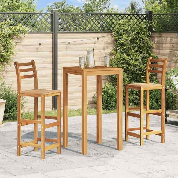 Tabourets Haute de bar Conception raisonnable (lot de 2) bois dacacia massif LL727 Tabourets Haute de bar Conception raisonnable (lot de 2) bois dacacia massif LL727