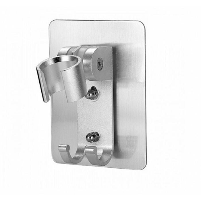 Support Pommeau Douche Accroche Douchette Orientable Support Mural Fixation Douche Adhesif(silver)..