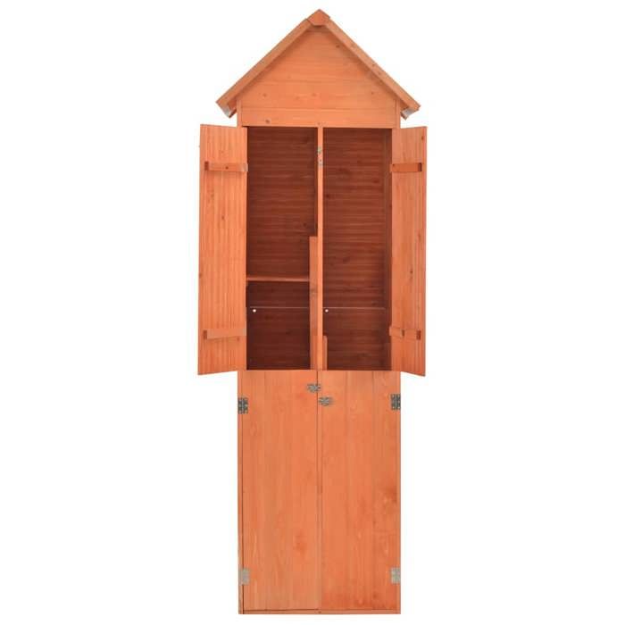 BEAU Armoire jardin - Abri de jardin - Remise Cabane pour outils - 71x60x213 cm - Bois[30837]