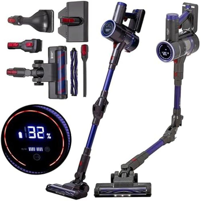 Aspirateur sans fil - ADLER EUROPE - 200W - 23000Pa - Autonomie 30 min - Filtre HEPA 13 - Adler europe