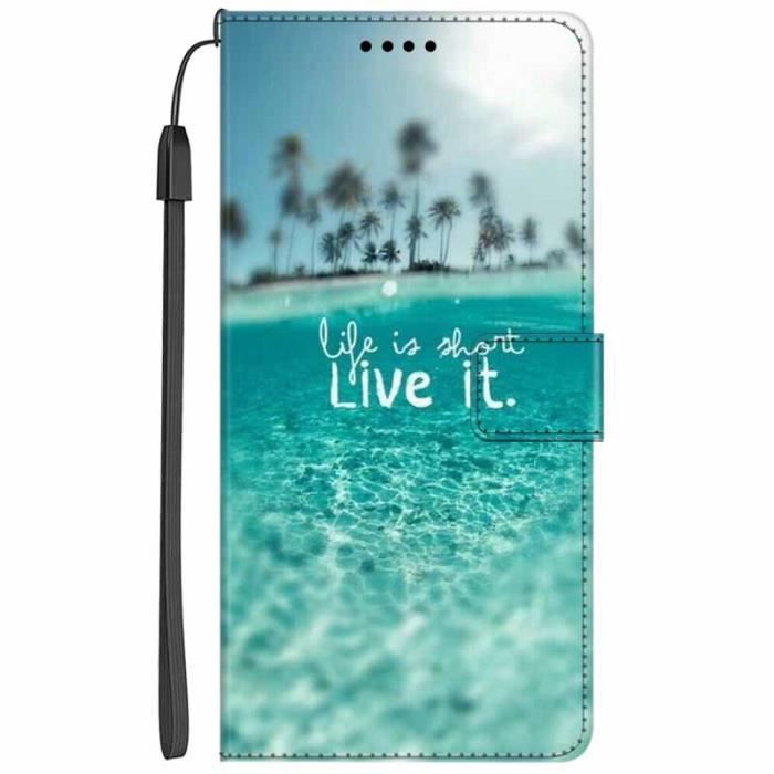 Étui Fin En Cuir à Rabat Magnétique Pour IPhone 12/13/14/15/16e/XR/8 - Protection élégante Avec Poche Pour Cartes
