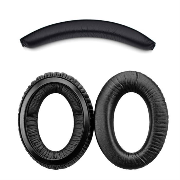 Coussinets D'oreille De Remplacement Pour Casque Sennheiser RS120 - Paire Noire - Neuf Générique
