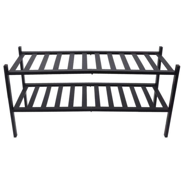 Banc à Chaussures En Bambou HOMCOM 3 Niveaux - Style Scandinave, Charge 136 Kg, Rangement Entrée Salon Chambre 70x28x45 Cm