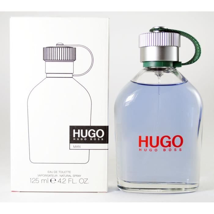PARFUM HUGO MAN EAU DE TOILETTE SPRAY 125 ML BOITE TESTEUR Cdiscount