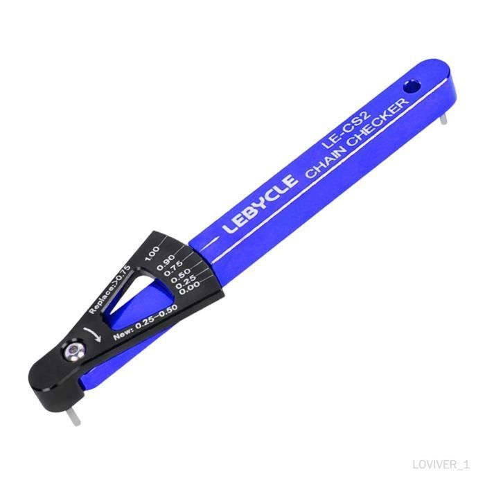 Outil De Vérification D'Usure De Chaîne Vélo - Accessoire D'Entretien Pour Cyclistes Hommes Et Femmes - Mesure Précise 6-12 Vitesses