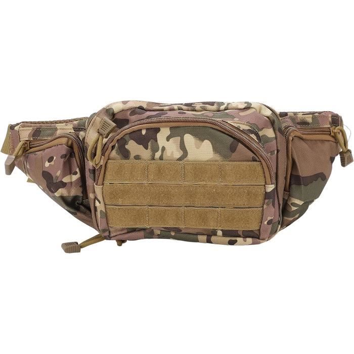 Sac Banane Unisexe Imprimé Dauphin - Double Couche, Multiples Poches, Bretelle Réglable - Pour Sport, Voyage - 4