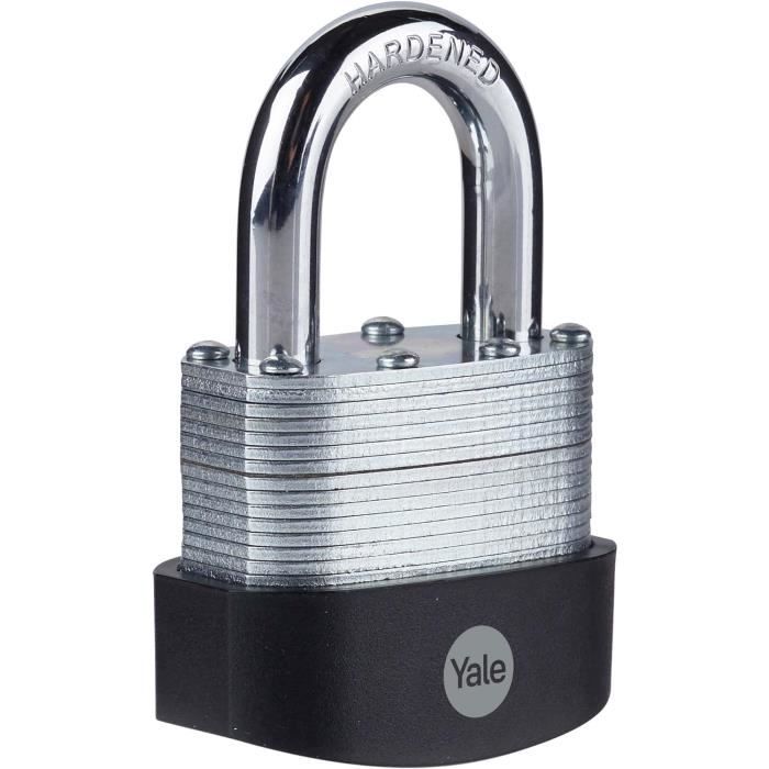 Cadenas Haute Sécurité MASTER LOCK M1EURDLF - Acier Laminé - Cylindre 4 Goupilles - Pour Extérieur