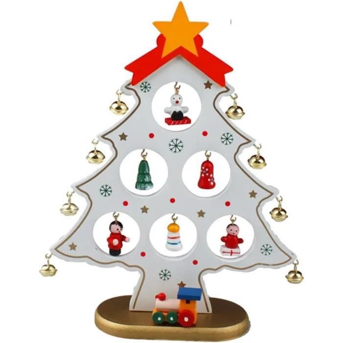 Ensemble De Mini Sapin De Noël En Bois À Faire SoiMême, Sapin De Noël