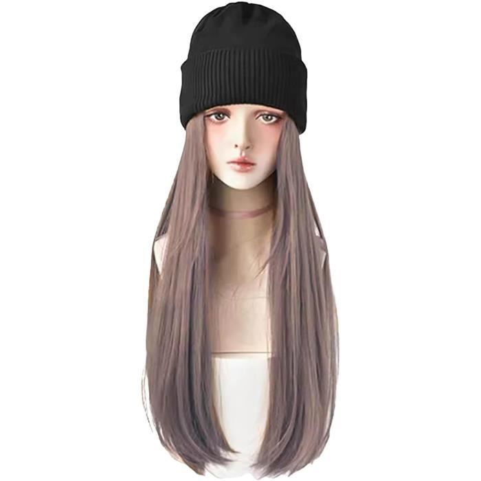 Fille Aux Cheveux Courts Dans Un Chapeau Dans Un Livre De Coloriage De Dessin Animé Linéaire