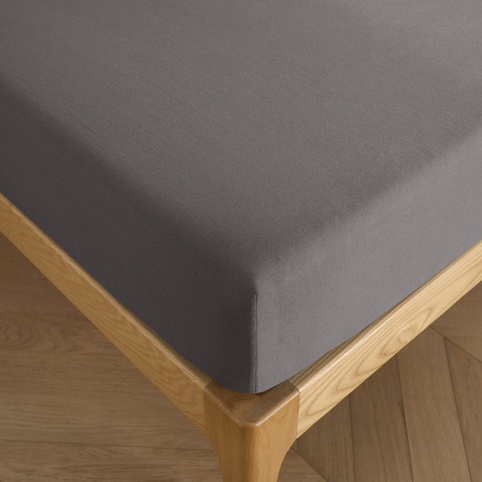 Drap housse 140 x 190 cm bonnet 30 cm Prémium pour lit 2 places - 140x190+30 - Prémium Ardoise Drap housse 140 x 190 cm bonnet 30 cm Prémium pour lit 2 places - 140x190+30 - Prémium Ardoise