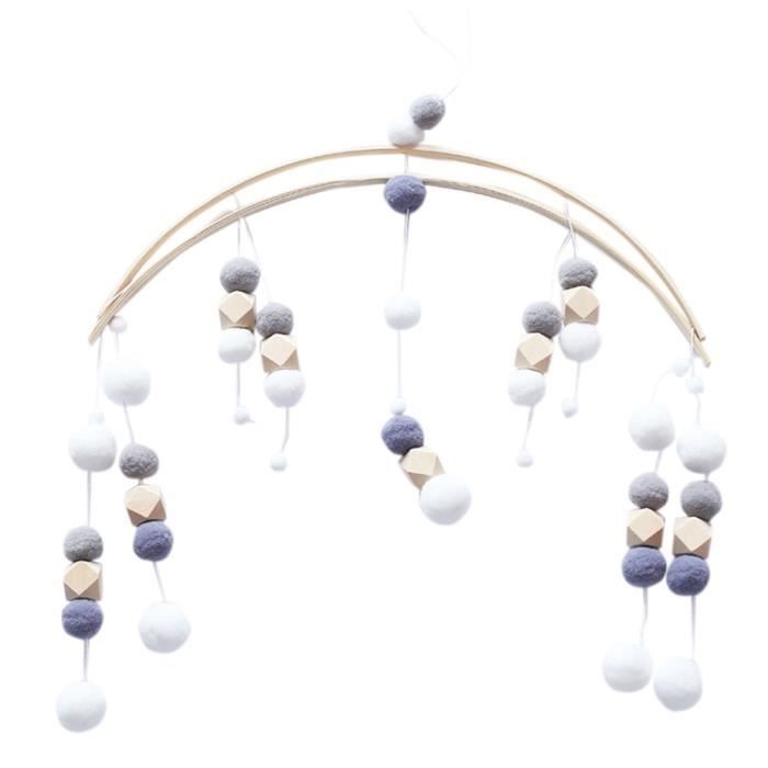 Plafond En Bois Mobile Lit Bebe Mobile Pour Garcon Et Filles Bebe Lit Chambre Decor Gris 3649 Cdiscount Puericulture Eveil Bebe