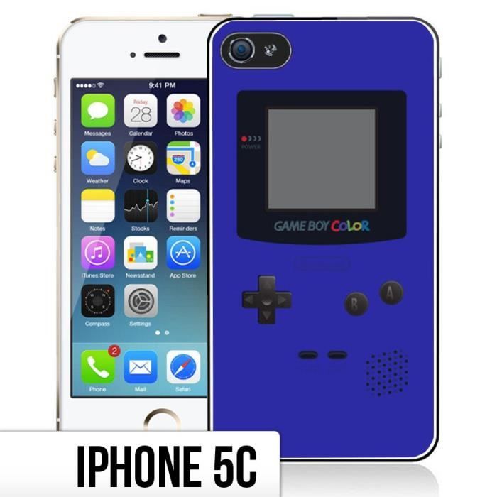 Coque iPhone 5C Game Boy en silicone