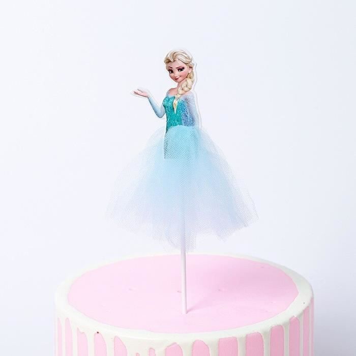 Fournitures De Decoration De Gateau D Anniversaire Pour Filles Princesse Blanche Neige Elsa Anna Disney Cadeaux Pour 31b3bcb Cdiscount Maison