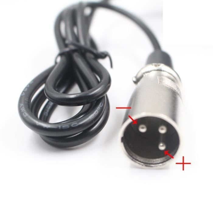 54.6v 2a Chargeur pour 48v Li-ion Chargeur de batterie Dc Socket