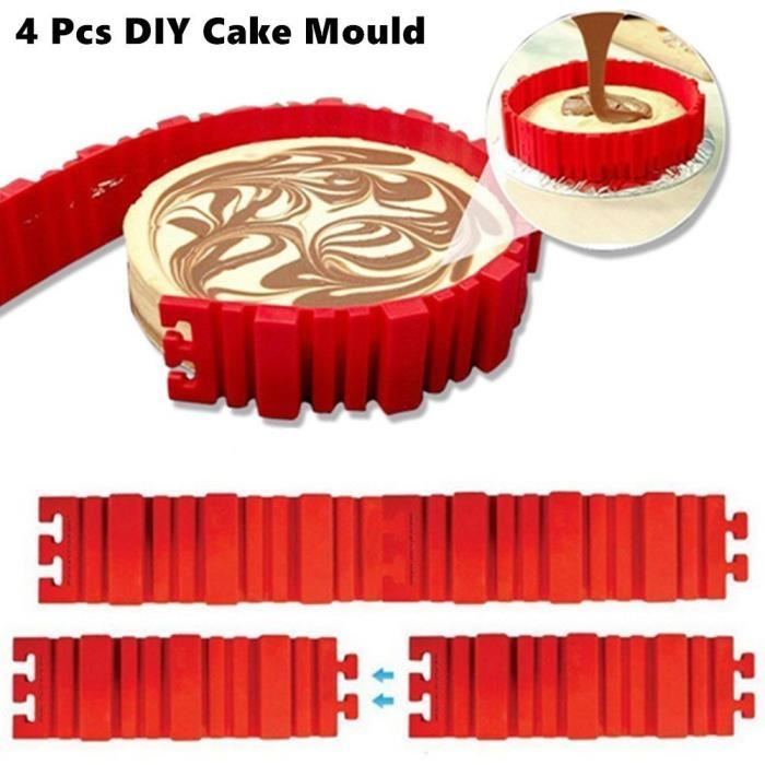 5/" Pouces Silicone Rond Gâteau Dessert Muffin pizza tarte de pâtisserie moule Pan Mold