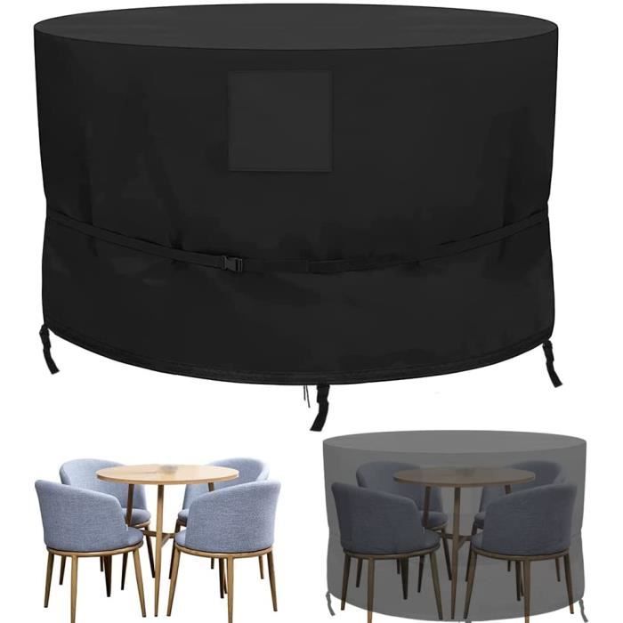 SORARA Housse de protection pour meubles de jardin Table ronde - Ø 260 x 90  (H)