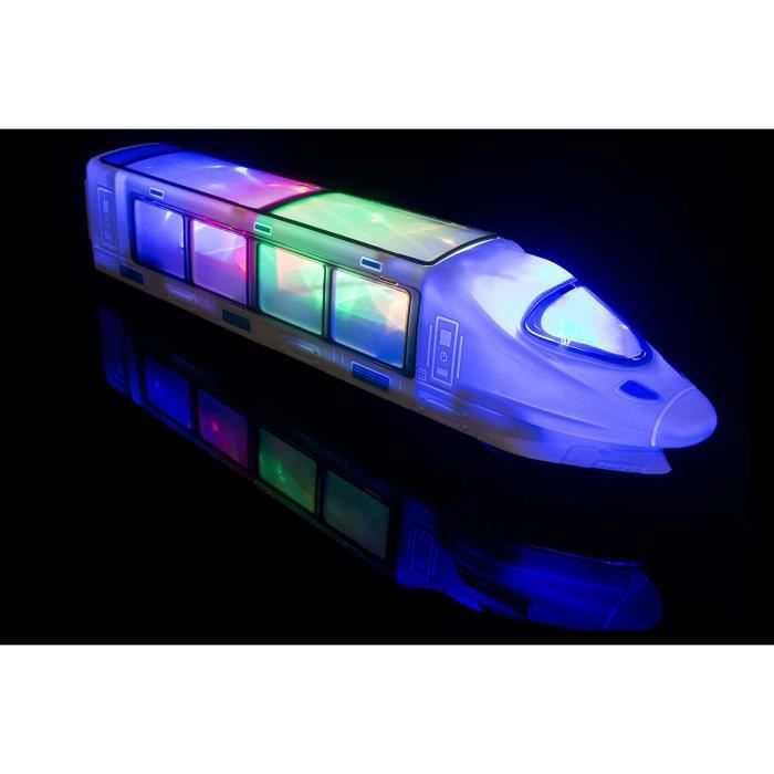 Train Electrique pour Enfants – avec Lumières LED et Musique