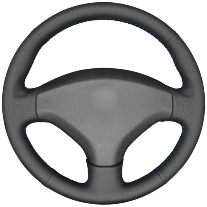 Housse De Volant En Cuir Synthétique Pour Peugeot 308 / 308S (2014-2017) - Noire, à Coudre Soi-Même