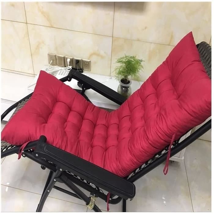 Coussin Chaise,Coussins De Chaise Avec Sangles Confortables Pour L'Intérieur Et L'Extérieur 40 X