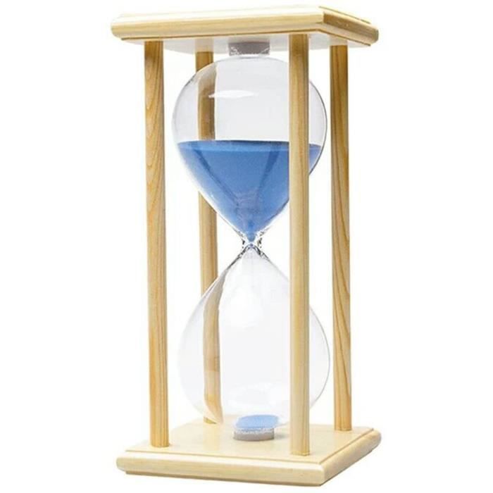 Kkwell 45 Minutes Bleu Sand Ensemble De Bois Classique Sablier Temps Dapprentissage Et De Jeu Sablier Cdiscount Maison