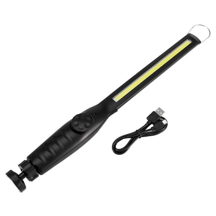 Atyhao lampe de poche portable Lampe torche rechargeable USB de lampe de poche LED 600lm haute brillance portative avec aimant