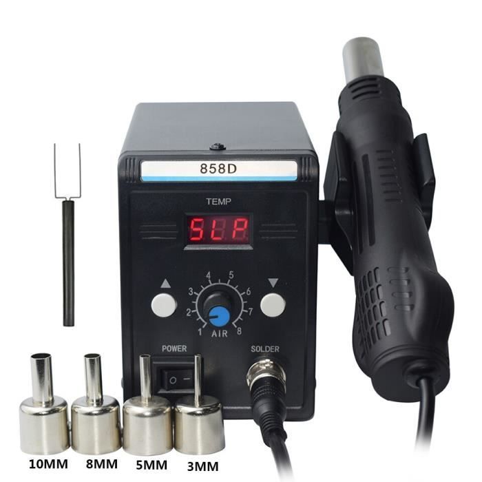 Eruntop Station De Soudage 858d Fer Souder Num rique Pistolet Air Eruntop Station De Soudage 858d Fer Souder Num rique Pistolet Air