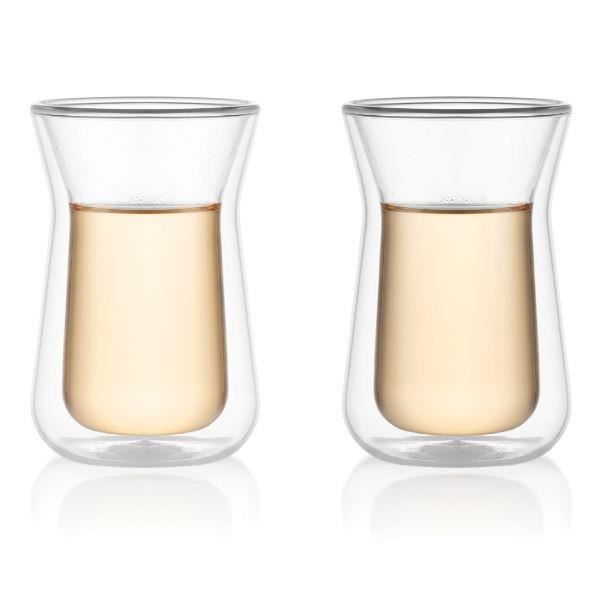 Lot De 2 Verres Thermiques Bodum Bistro à Double Paroi - Transparents
