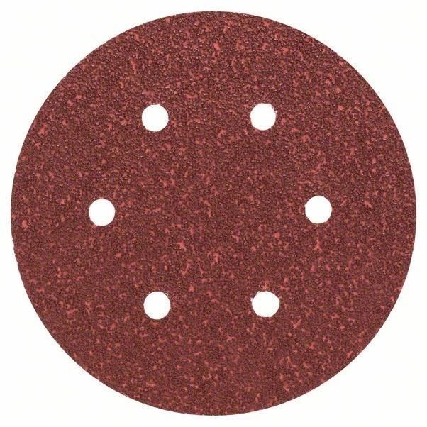 Feuille abrasive Ø 150 mm G40 WP 6 trous velcro 5 pièces - vue 2
