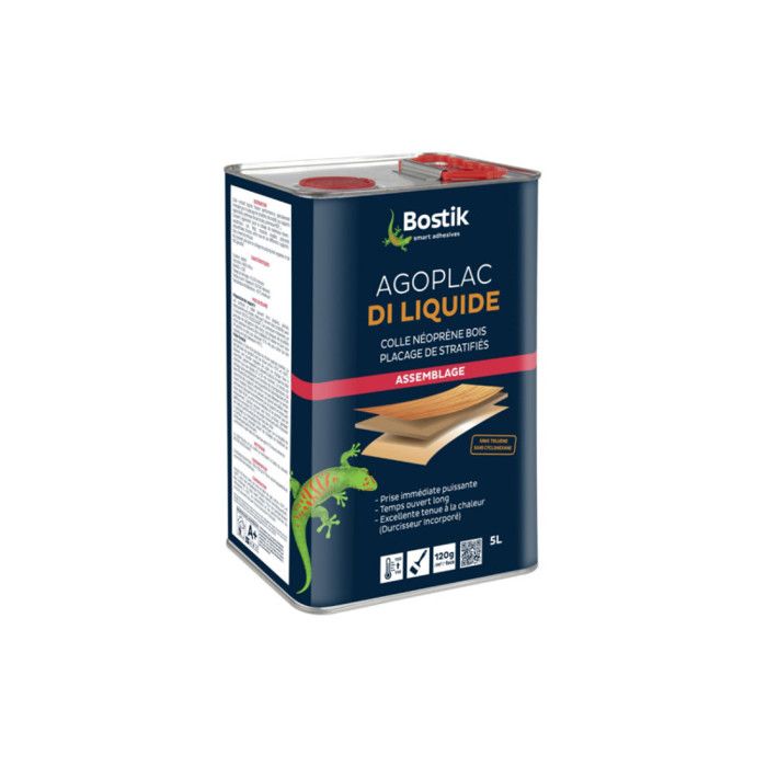 Colle néoprène Agoplac DI liquide bidon 5L - BOSTIK - 30604779