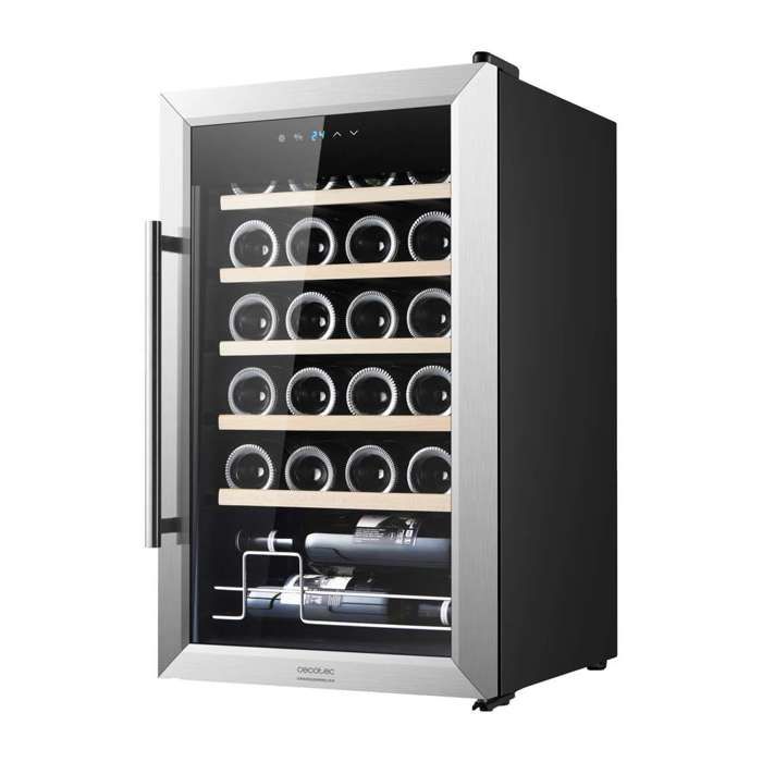 Cecotec Cave à vin GrandSommelier 24000 Inox Compressor - Cecotec