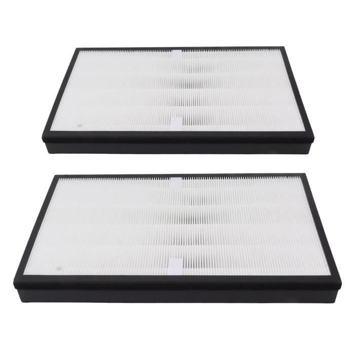 Lot De 2 Filtres HEPA + Charbon Actif Pour Levoit Core 300 / 300S / 300-RF – Filtre Classique 3 Étages Blanc