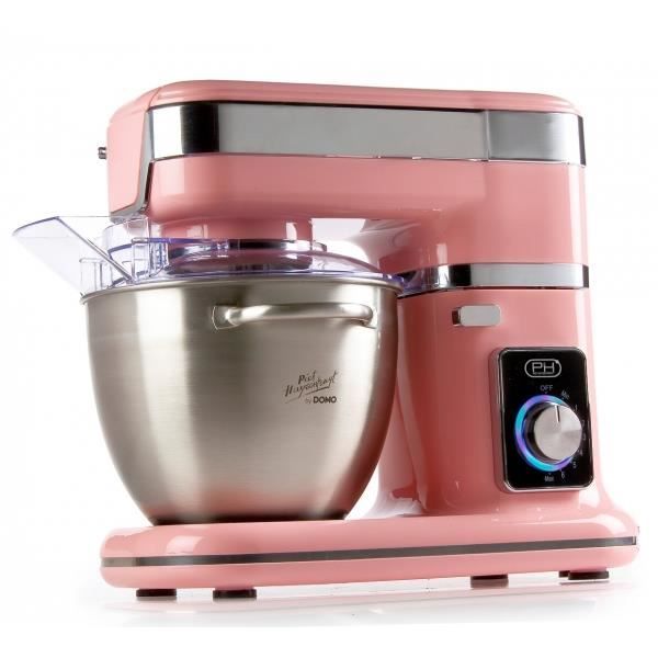 Robot de cuisine avec coupe légumes Bol en inox brossé 4,5 Litres