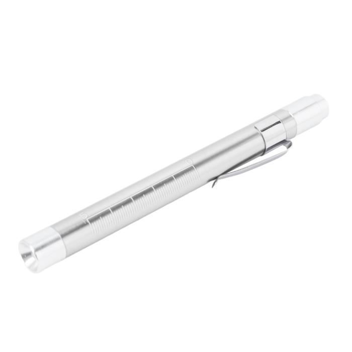 Lampe Stylo LED Newaner - Lot De 3 - Pupillomètre Intégré - Piles AAA - Usage Médical Ou Domestique