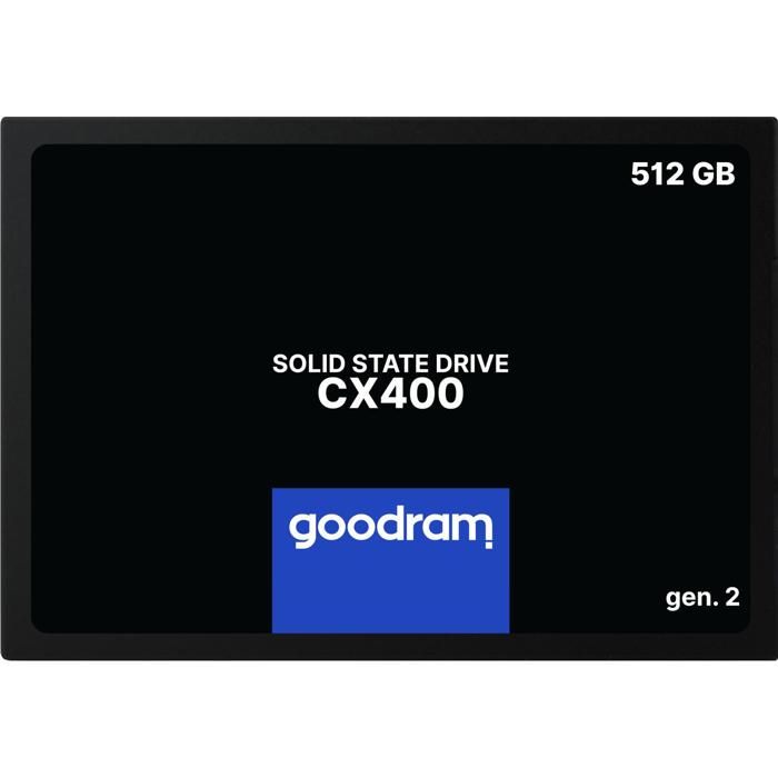 Disque dur SSD CX400 Sata 3 25 pouces 512 Go GoodRam aille unique