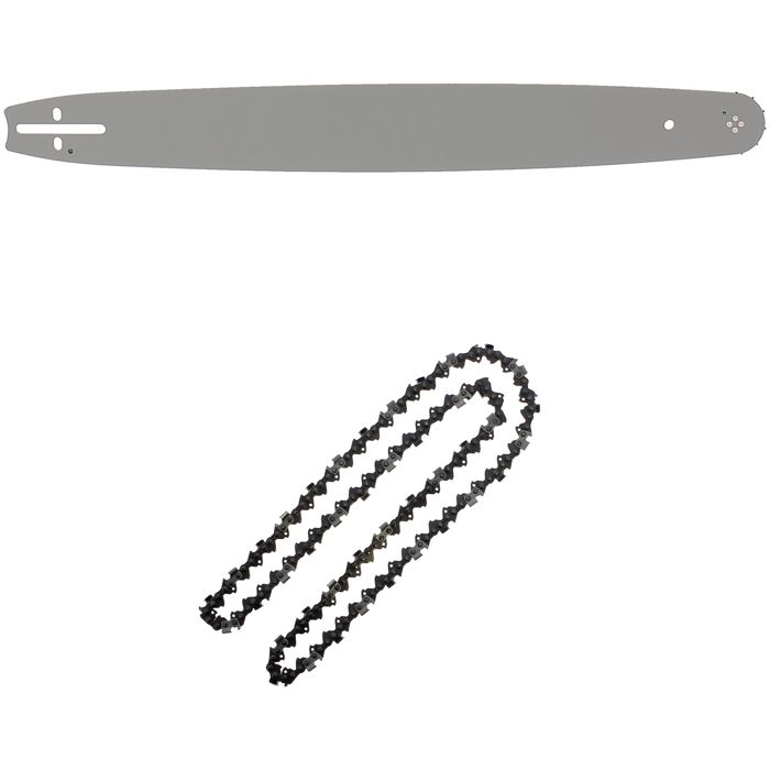 Guide 22 pouces (55 cm) avec chaîne 85 maillons pour tronçonneuse