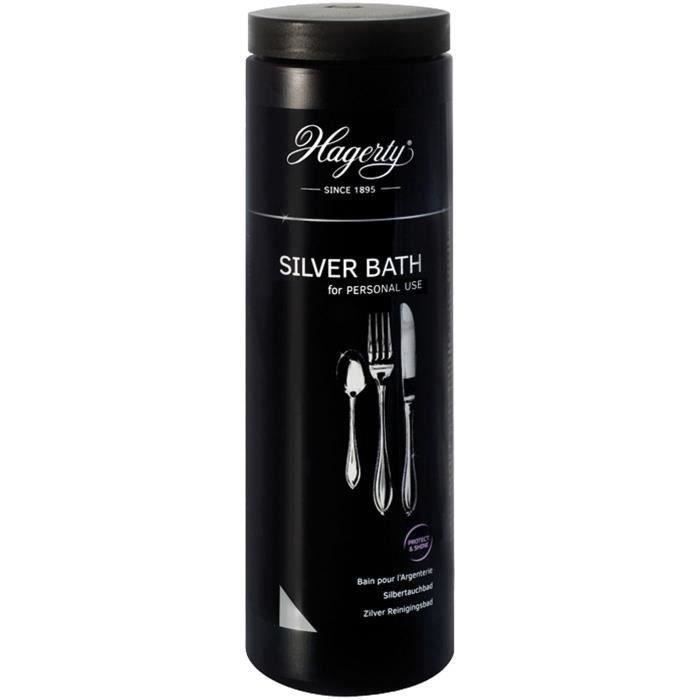 Hagerty Silver Bath Bain d'immersion pour l'argenterie - couverts ou en métal argenté - 580 ml - Pan