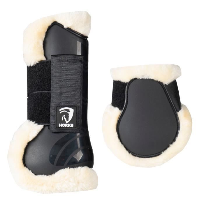 Meilleurs prix pour Guêtres fermées PVC pour cheval Horka (x4)