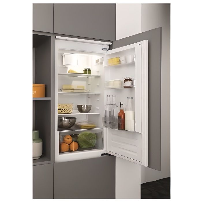 Réfrigérateur congélateur bas INDESIT BI18DC2 - 273 litres - Low Frost - Niche 178 cm