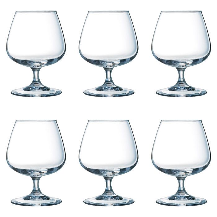 LUMINARC Boite De 6 Verres &Agrave; Pied 25 Cl World Spirit