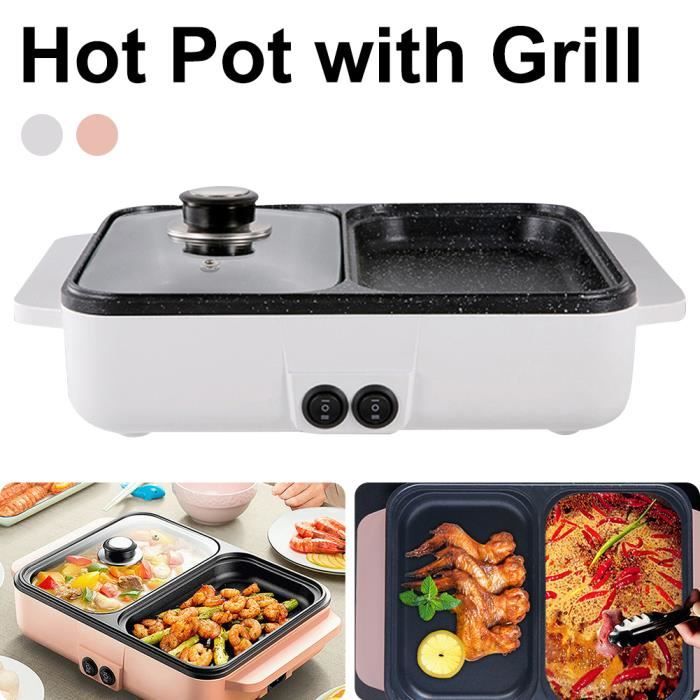 Barbecue Santé électrique 2-en-1 Pour L’intérieur Et L’extérieur