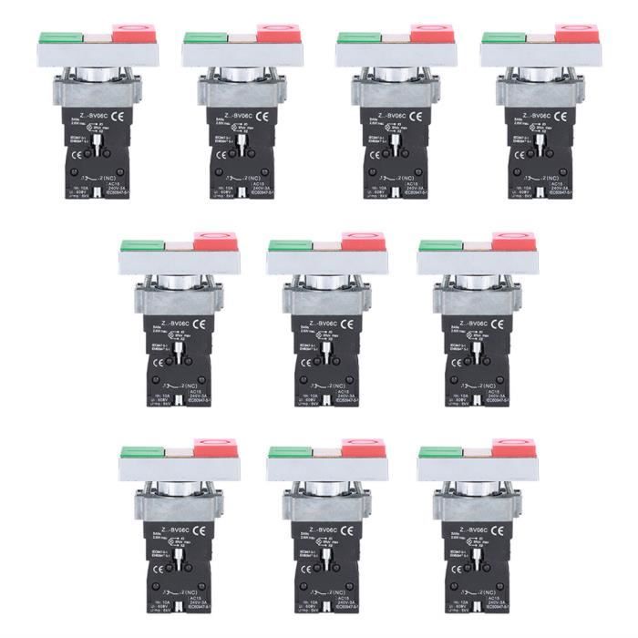 Generic ZB2-BE101C 22mm 2NO 3 positions Interrupteur de sélecteur
