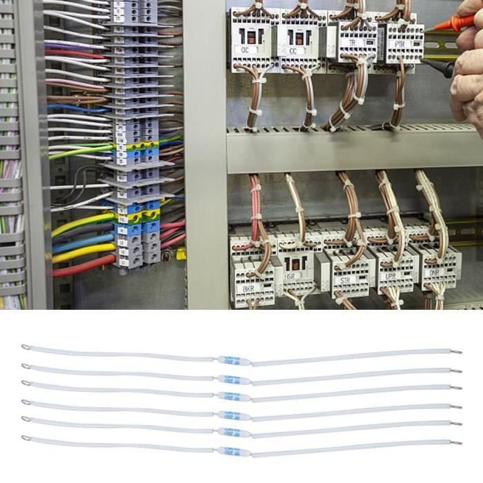Sourcing Map Lente Fusion Verre Cartouche Fusible Tube Temporisation Fusible 5mm X 20mm 250V 6.3A 10Pcs