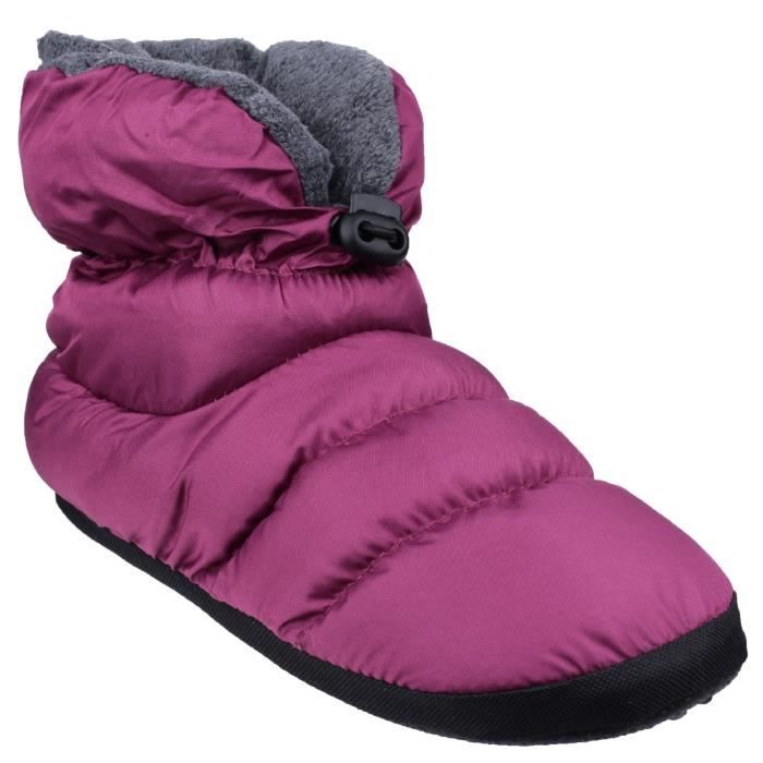 Cotswold camping pour homme à enfiler confort chaud fourrure synthétique camping botte pantoufles bleu marine Cotswold camping pour homme à enfiler confort chaud fourrure synthétique camping botte pantoufles bleu marine