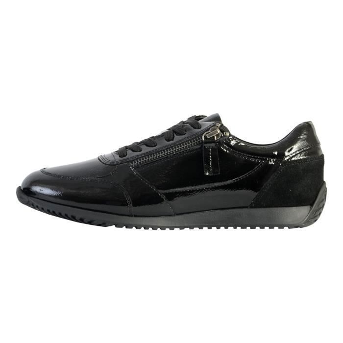Geox Basket Basse Geox Cuir Calithe - Noir