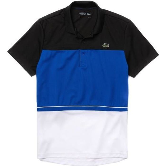 Polo Lacoste Piqu Color block Bleu pour Homme Bleu Cdiscount