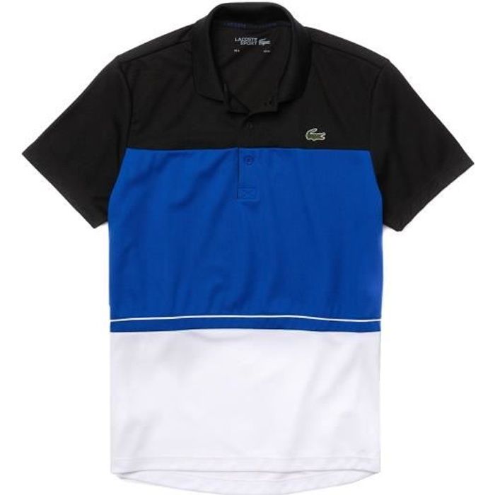 Polo Lacoste Piqué Color block Bleu pour Homme Bleu - Cdiscount  Prêt-à-Porter