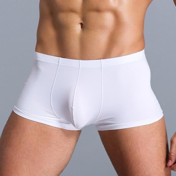 Boxer Homme En Soie Glacée - Ultra Fin, Respirant Et Sexy - Lot De 1
