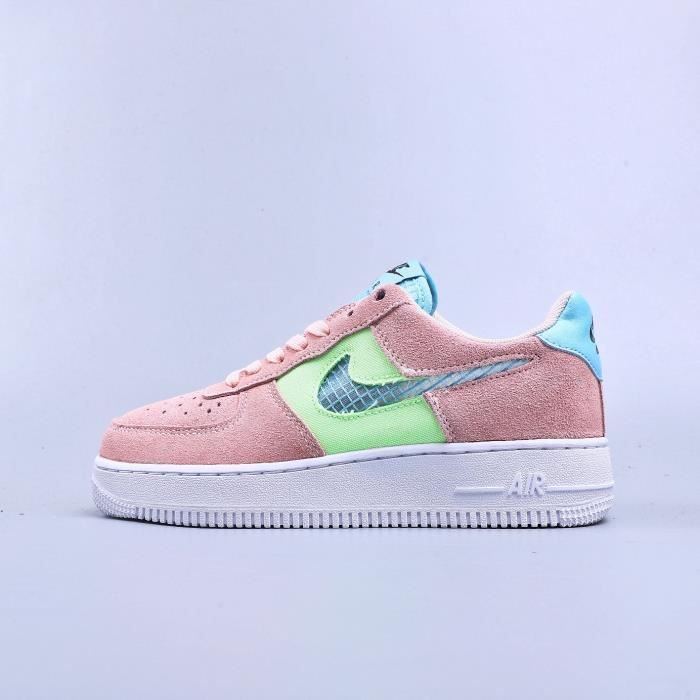 Nikes Airs Force 1"07 SE Air Force baskets décontractées à la mode Vert
