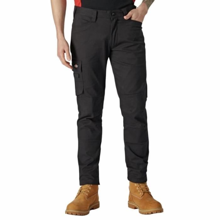 Pantalon LEAD IN FLEX Homme DICKIES Noir Cargo Adulte Noir